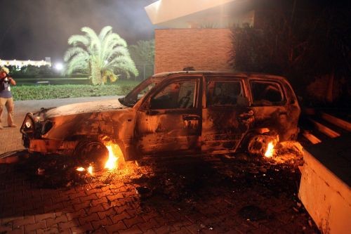 Нападение на консульство США в Бенгази. Фото AFP