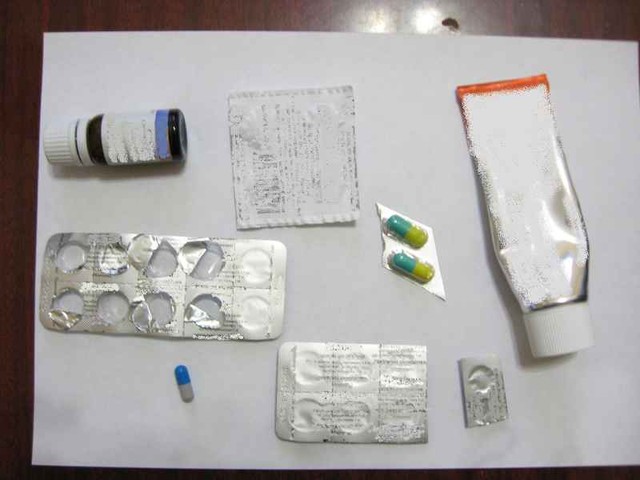 Эти препараты у экс-премьера изъяли. Фото: Державна пенітенціарна служба України