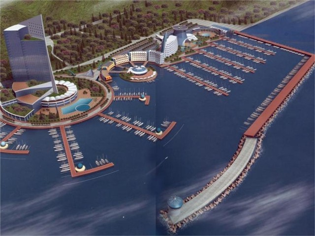 Строительство портово-промышленного комплекса на озере Донузлав<br />
Где: Сакский район<br />
Стоимость: $170 млн <br />
Сроки: не определены