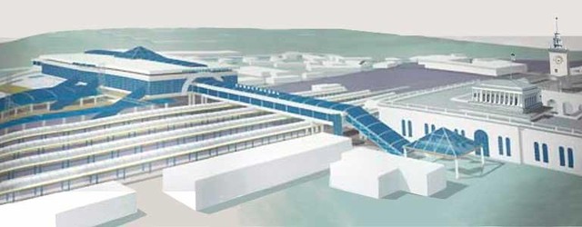 Строительство пригородного железнодорожного вокзала <br />
Где: Симферополь<br />
Стоимость: $23 млн<br />
Сроки: до 2014 года<br />
