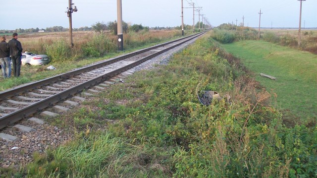 Водитель погиб. Фото: пресс-служба Львовской железной дороги