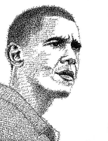 Обама. Художника Джона Сокола вдохновила речь президента 