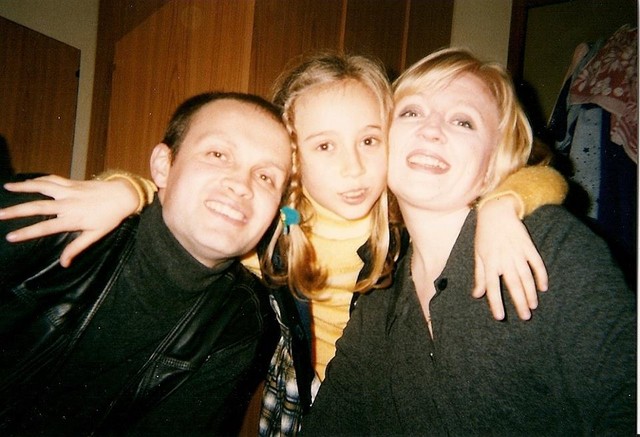 Светлана Фабрикант с дочкой Машей и мужем Димой