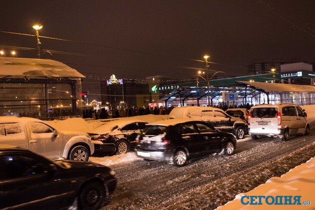 Киев побил рекорд по пробкам – 25 декабря была зафиксирована самая длинная