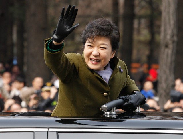 Пак Кын Хе стала президентом Южной Кореи. Фото AFP