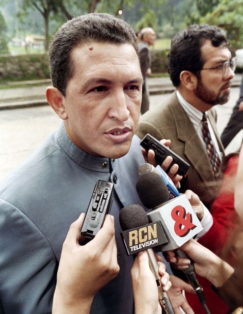 Март, 1995. Год, как Чавес вышел из тюрьмы. Фото AFP