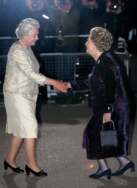 С королевой Елизаветой II