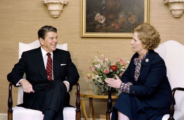 С президентом США Рональдом Рейганом