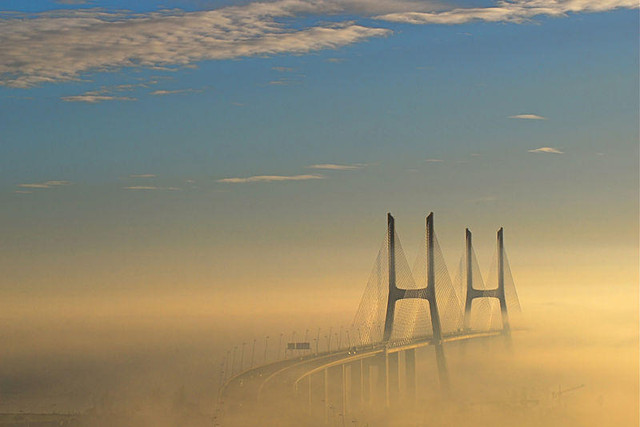9 место. Мост Васко да Гама, Лиссабон, Португалия.