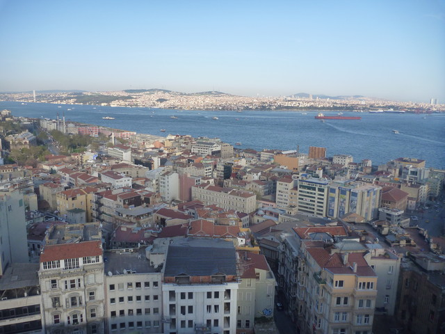 вид на Стамбул с Галатской башни