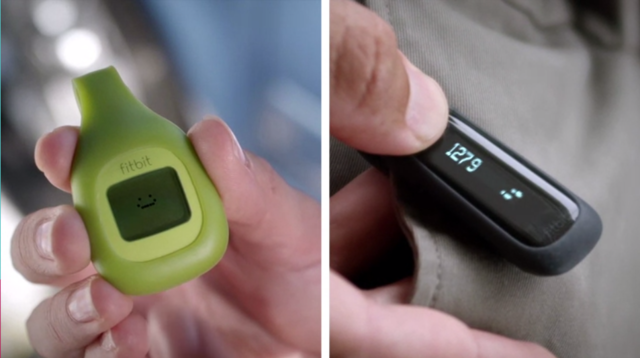 Шагомер Fitbit считает не только шаги, но расстояние и сгоревшие калории. Фото: fitbit.com