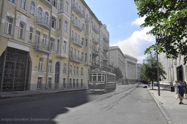 Киев 1942/2012 Трамвай в оккупированном городе.