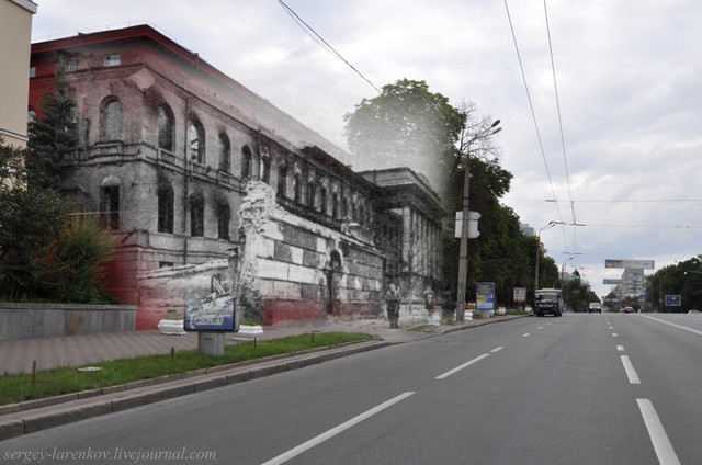 Киев 1943/2012 Сожженный нацистами Красный корпус университета