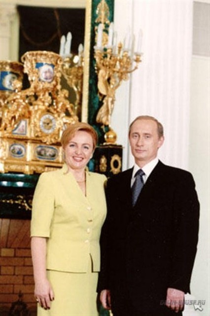 Владимир и Людмила Путины, фото с сайта down-house.ru