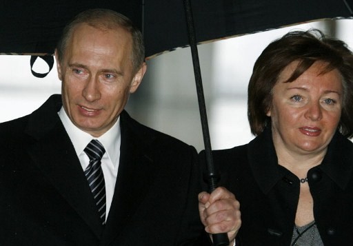 Владимир и Людмила Путины, фото AFP