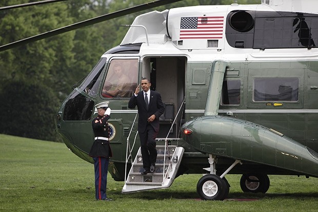 Президент США Барак Обама, вертолет VH-3D. Ориентировочная стоимость: $ 6,4 млн.