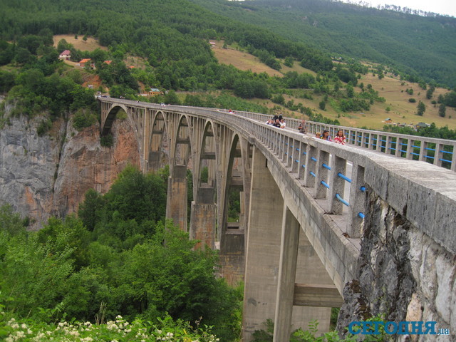 Мост Джурджевича. Самый высокий в Европе 