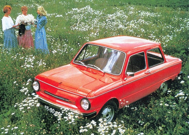 "Запорожец" ЗАЗ 968 (1972-1994) по своему дизайну весьма походил на один из популярных западногерманских автомобилей соответствующего класса