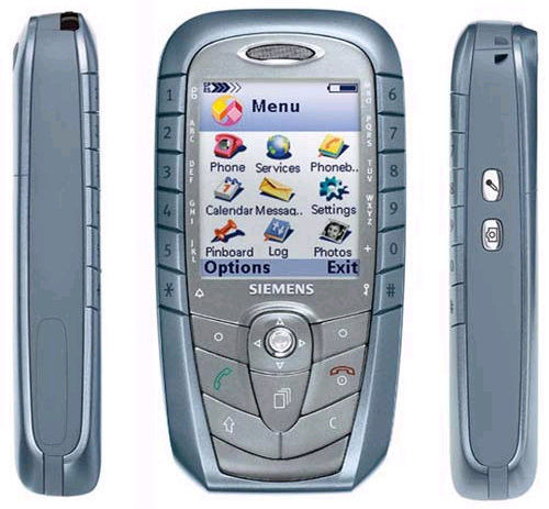 Siemens SX1<br />
Первый смартфон от Siemens. Он получил популярность из-за своей необычной формы, а именно из-за нестандартной раскладки клавиатуры, клавиши которой расположились по бокам от экрана. Цена – 250 гривен.<br />
Фото: paulov.ru