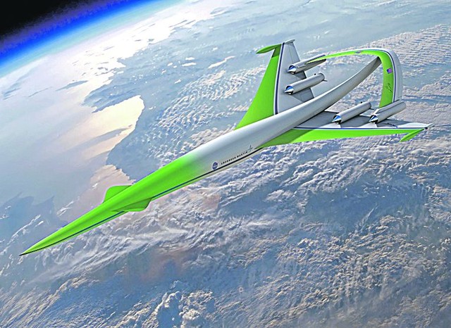 Суперлайнер. В NASA аппарат называют самолетом будущего. Фото: NASA