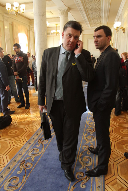 Олег Тягныбок в парламенте. Фото: Г. Салай
