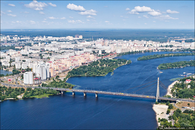 Оболонь и Московский мост