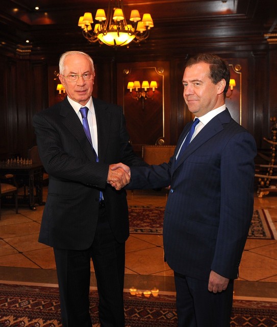 Азаров обсудил с Медведевым сотрудничество с Таможенным союзом, фото kmu.gov.ua