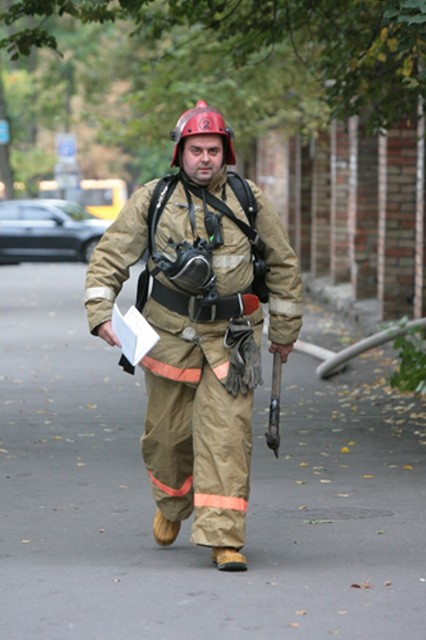 В Киеве произошел пожар в медуниверситете | Фото: Сергей Николаев