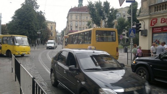 В центре Львова не работают светофоры. Фото: galinfo.com.ua