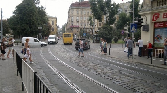 В центре Львова не работают светофоры. Фото: galinfo.com.ua