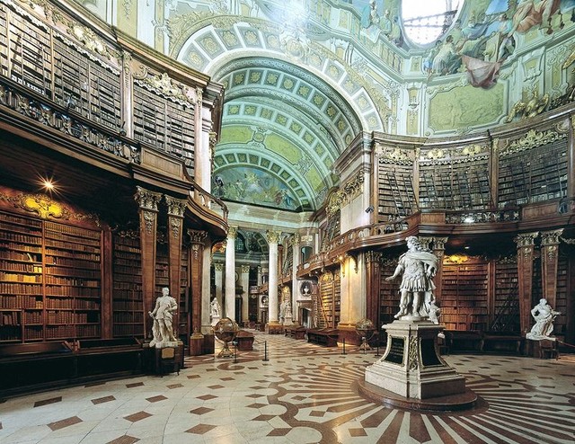 Австрийская государственная библиотека в Вене