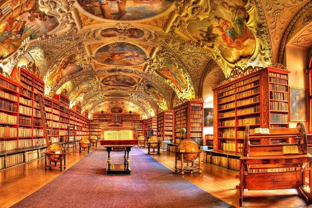 Библиотека Страговского монастыря в Праге, Чехия