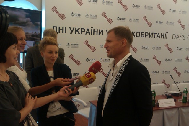 Олег Скрипка  – один из организаторов и идейный вдохновитель "Дней Украины в Великобритании"