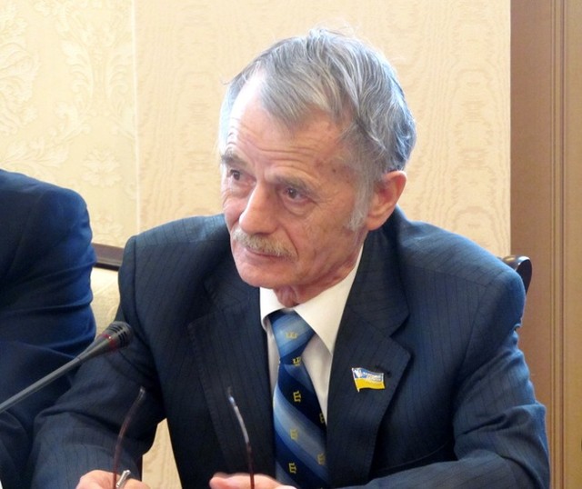 Джемилев и Фюле встретились в Симферополе. Фото: пресс-служба Меджлиса