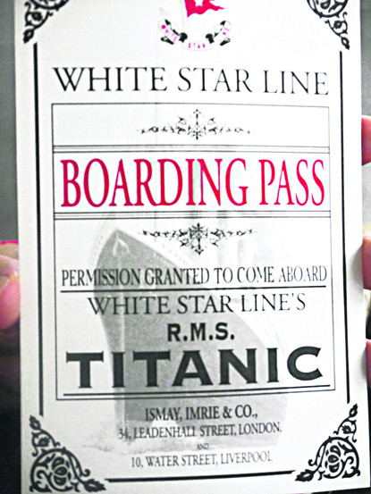 Входной билет на "Титаник"