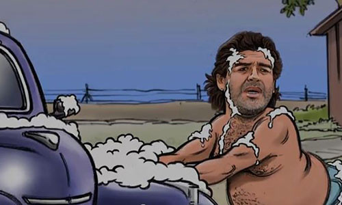 Легенда мирового футбола Диего Марадона