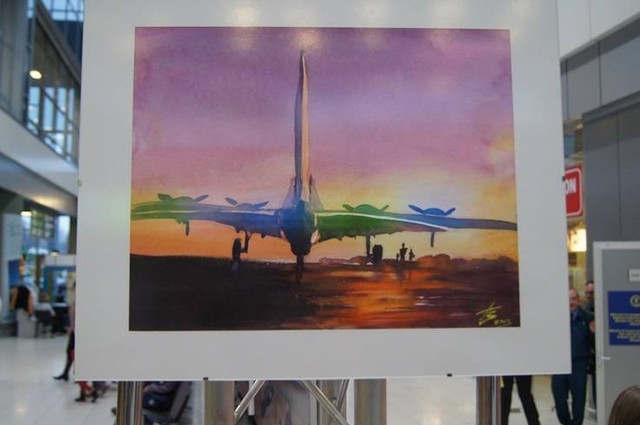 Художники и фотографы создали картины с самолетами. Фото: Nina Burnevich