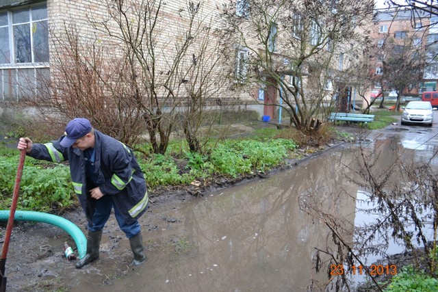 Дожди подтопили Ирпень. Фото: Управление ГосЧС в Киевской области
