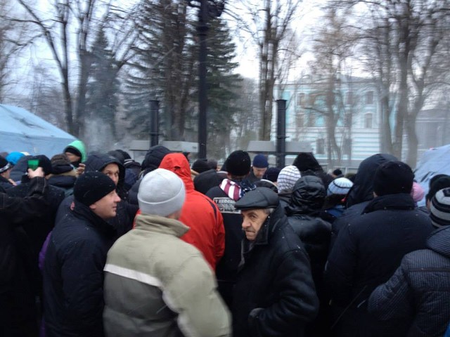 В Мариинском парке проходит митинг ПР. Фото: Михайлина Скорык, "Фейсбук"