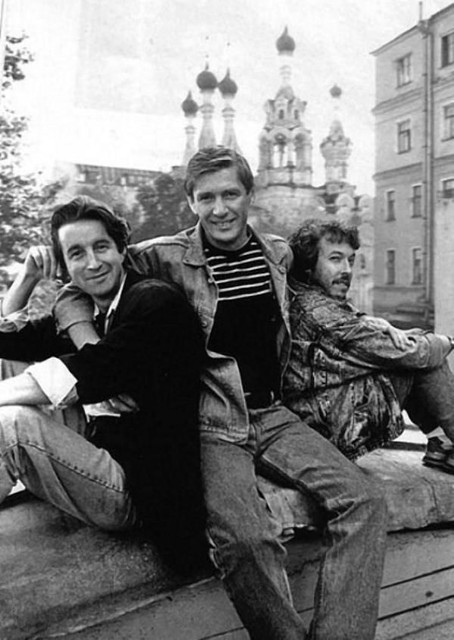 Фотография 1986 года. Троица друзей еще в полном составе