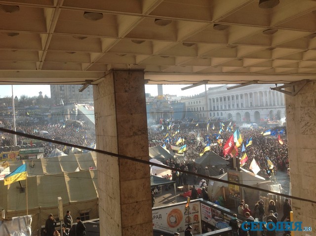 Митинг на Майдане. Фото: И. Геращенко, "Фейсбук"