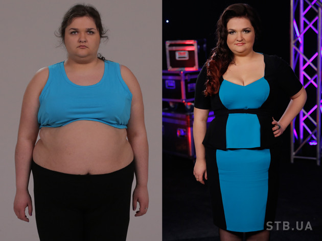 Татьяна Зинькив, покинувшая шоу первой, похудела на 19 килограммов (до проекта ее вес был 122 килограмма, а после – 103). Татьяна стала легче на 15,57%.