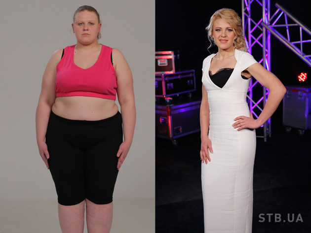 Первое место досталось Марине Вдовенко. Она изначально весила 127 килограммов. В финале она показала на весах 64 килограмма, сбросив 63 килограмма и став легче на 49,61%.
