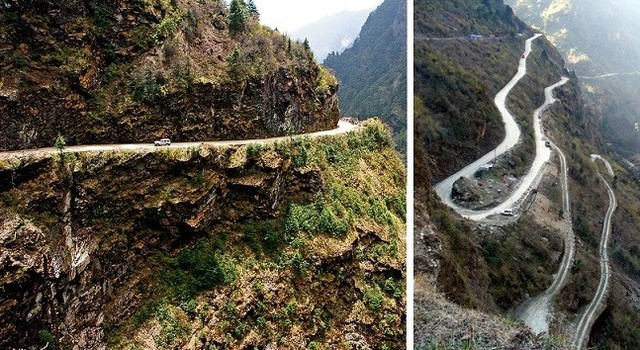 Дорога от Тибета до Непала<br />
Дорога из Тибета в Непал проходит по обрывистым склонам. Шоссе Дружбы (Friendship Highway) длиной 1000 км включает семь 3500-метровых ущелий, одно из них высотой 5000 метров. Большая часть дороги довольно приемлема для езды.<br />
