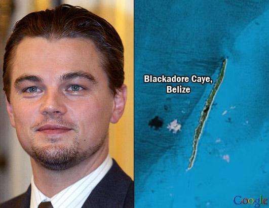 Леонардо Ди Каприо<br />
В 2009 году актер купил остров Блэкадор около Белиза, на котором планирует открыть экологическую гостиницу класса 
