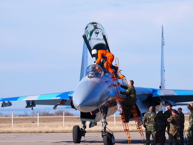 Авиаторы провели учения. Фото: mil.gov.ua