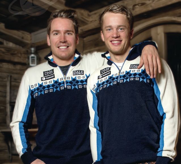 Друзья-чемпионы мира: Эмиль Хегле Свендсен и Тарье Бе из Норвегии
