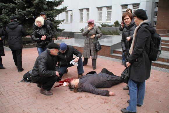 В Хмельницком ранили женщину. Фото: Дениса Кораблева, "ВСИМ"