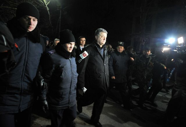 Порошенко освистали в Крыму, фото AFP