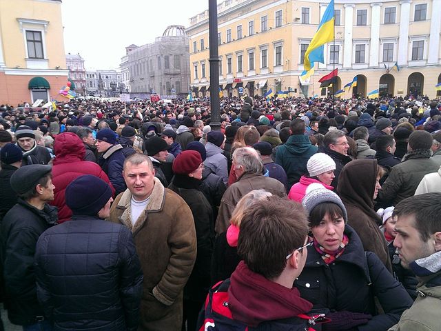 Митинг в Одессе. Фото: "Фейсбук" и "Вконтакте"
